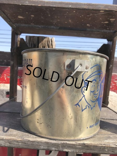 画像4: Vintage Leaktite Paint Pot Tin Basket (B753) (4)
