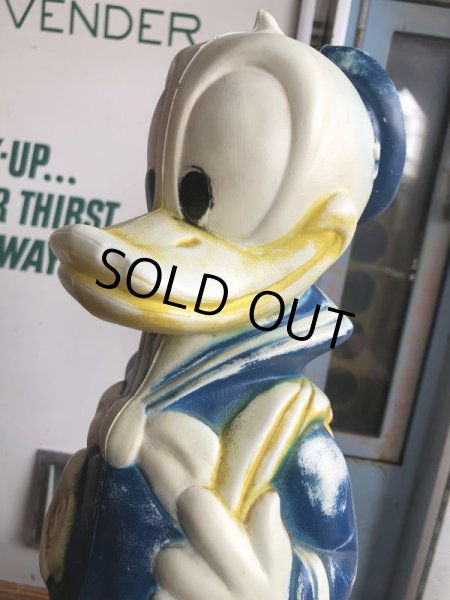 画像10: 60s Vintage Donald Duck Blow Mold Plastic Coin Bank 47cm (B747) (10)