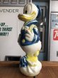 画像3: 60s Vintage Donald Duck Blow Mold Plastic Coin Bank 47cm (B747) (3)
