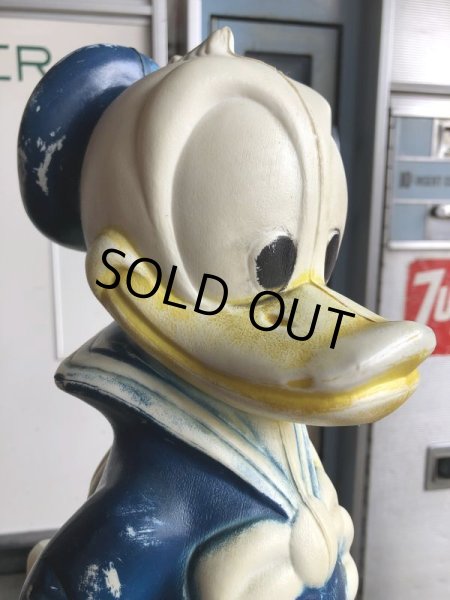 画像11: 60s Vintage Donald Duck Blow Mold Plastic Coin Bank 47cm (B747) (11)