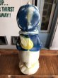 画像7: 60s Vintage Donald Duck Blow Mold Plastic Coin Bank 47cm (B747) (7)