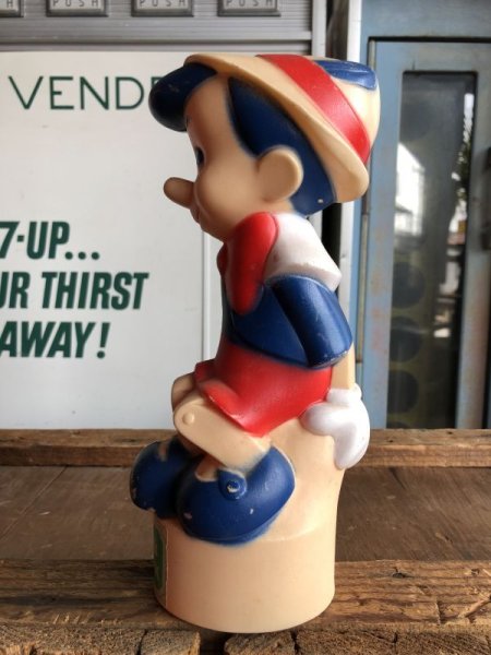 画像3: 70s Vintage Disney Pinocchio Coin Bank (S813) (3)