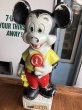 画像12: 60s Vintage Mickey Mouse Blow Mold Plastic Coin Bank 49cm (B746) (12)