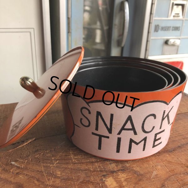 画像2: 70s Vintage Snack Time Nesting Bowls Containers (B749) (2)