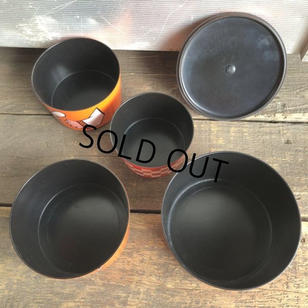 画像4: 70s Vintage Snack Time Nesting Bowls Containers (B749) (4)