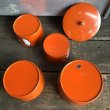 画像5: 70s Vintage Snack Time Nesting Bowls Containers (B749) (5)