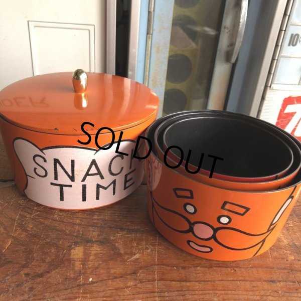 画像12: 70s Vintage Snack Time Nesting Bowls Containers (B749) (12)