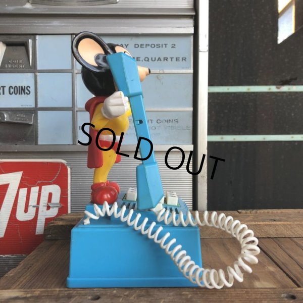 画像3: 70s Vintage Mighty Mouse Talking Telephone (B748)  (3)