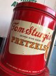 画像11: 70s Vintage Tom Sturgis Pretzels Advertising Tin cans SET (B750) (11)