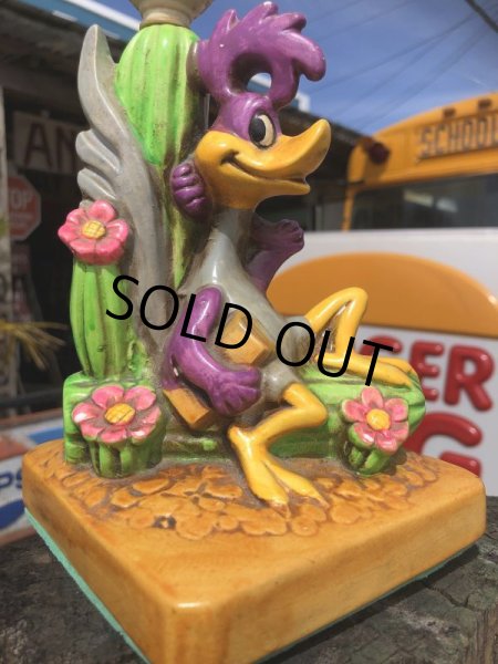 画像7: 70s Holiday Fair Warner Bros Looney Tunes Roadrunner Lamp (B752)  (7)