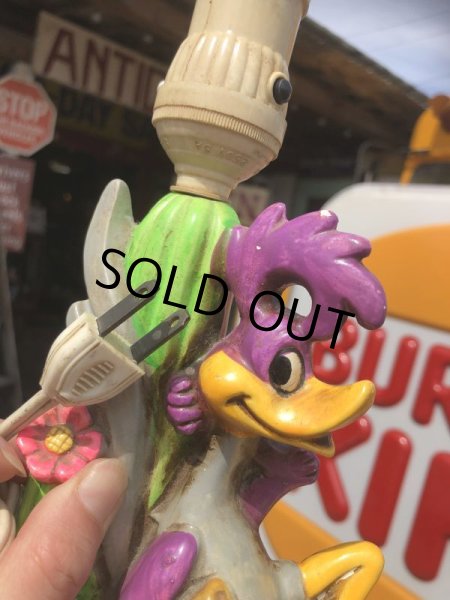 画像17: 70s Holiday Fair Warner Bros Looney Tunes Roadrunner Lamp (B752)  (17)