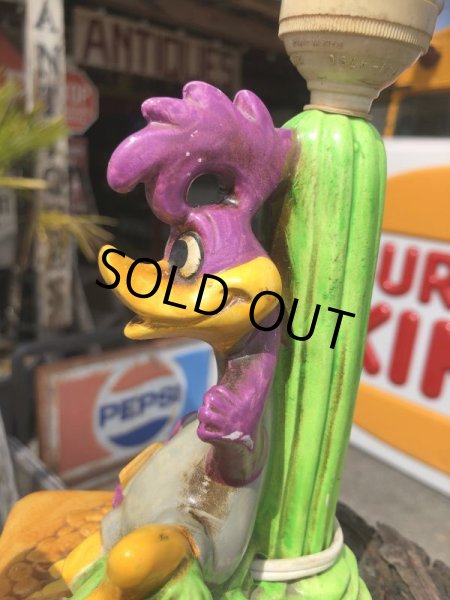 画像11: 70s Holiday Fair Warner Bros Looney Tunes Roadrunner Lamp (B752)  (11)