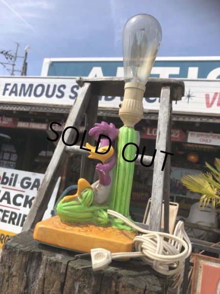 画像3: 70s Holiday Fair Warner Bros Looney Tunes Roadrunner Lamp (B752)  (3)