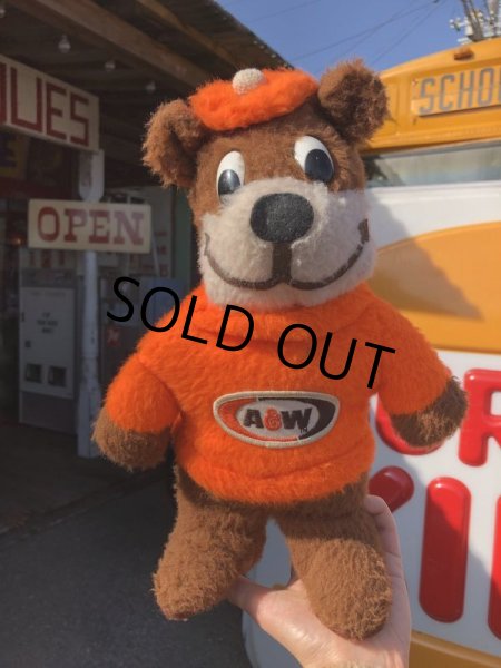 画像10: 70s Vintage A&W Root Beer Rooty Bear Plush (B754) (10)