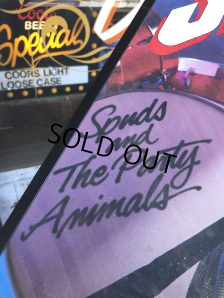 画像5: 80s Vintage Budweiser Advertising Bud Light Spuds MacKenzie Poster Store Sign (B756)  (5)