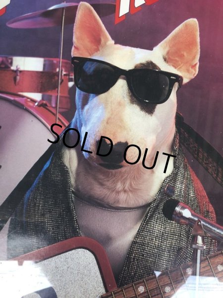 画像6: 80s Vintage Budweiser Advertising Bud Light Spuds MacKenzie Poster Store Sign (B756)  (6)