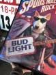 画像4: 80s Vintage Budweiser Advertising Bud Light Spuds MacKenzie Poster Store Sign (B756)  (4)