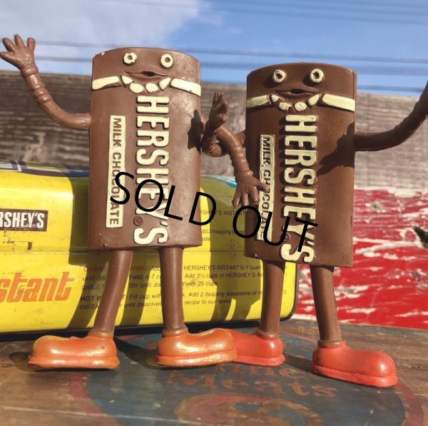 画像7:  80s Vintage Hershey's Advertising Chocolate Bar Bendable Figure (B757) 　 (7)