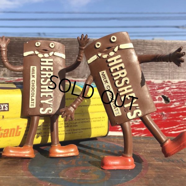 画像6:  80s Vintage Hershey's Advertising Chocolate Bar Bendable Figure (B757) 　 (6)