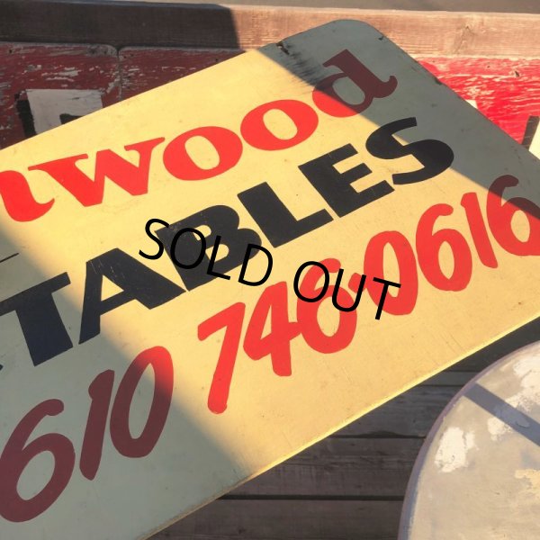 画像4: Vintage Ravenwood Chardon COLLECTIBLES BUY & SELL Hand Paint Wooden Sign (B758)  (4)