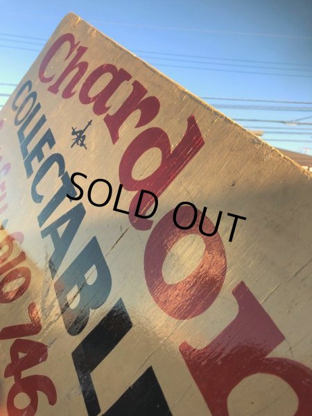 画像6: Vintage Ravenwood Chardon COLLECTIBLES BUY & SELL Hand Paint Wooden Sign (B758)  (6)