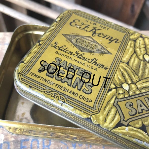 画像6: Vintage Advertising Tin Can SALTED PECANS (B774) (6)