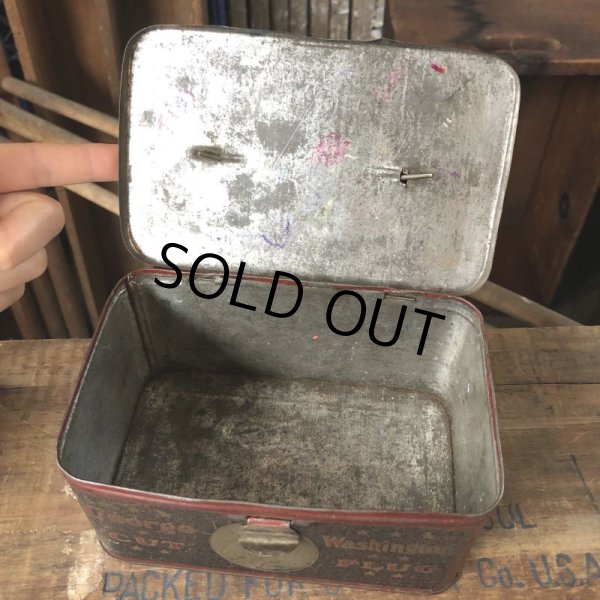 画像6: Vintage Advertising Tin Can George Washington Cut Plug (B763) (6)