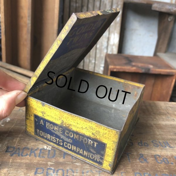 画像3: Vintage Advertising Tin Can GOLDEN TWIN'S Tabacco Cigar (B766) (3)