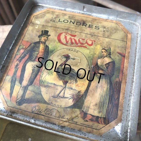 画像8: Vintage Advertising Tin Can Cinco Cigar (B762) (8)