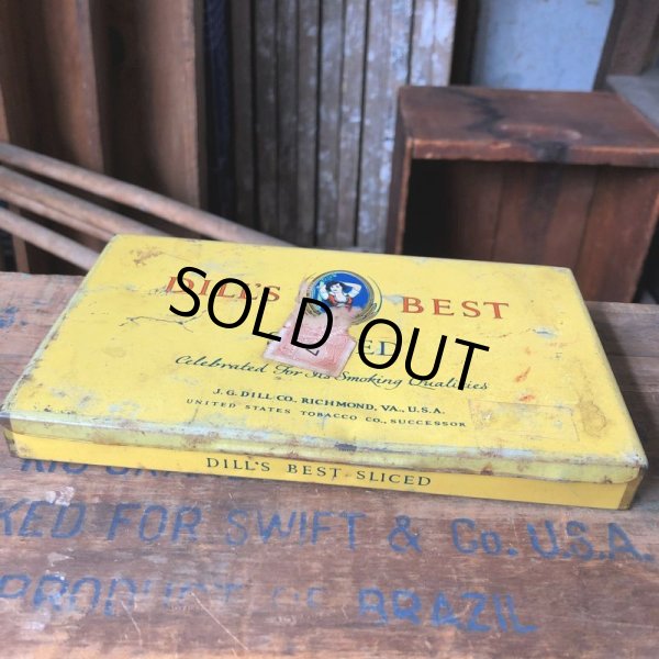 画像6: Vintage Advertising Tin Can DILL'S BEST Tabacco (B773) (6)
