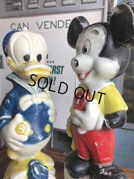 画像17: 60s Vintage Mickey Mouse Blow Mold Plastic Coin Bank 49cm (B746) (17)
