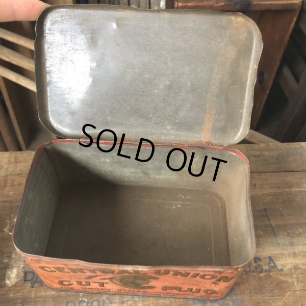 画像7: Vintage Advertising Tin Can CENTRAL UNION Cut Plug (B764) (7)