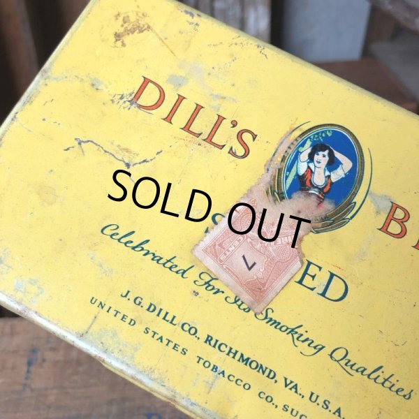 画像7: Vintage Advertising Tin Can DILL'S BEST Tabacco (B773) (7)