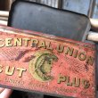 画像10: Vintage Advertising Tin Can CENTRAL UNION Cut Plug (B764) (10)