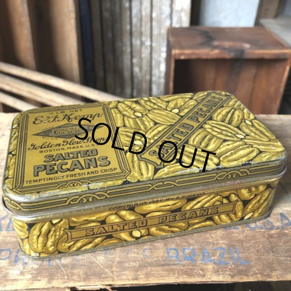 画像2: Vintage Advertising Tin Can SALTED PECANS (B774) (2)