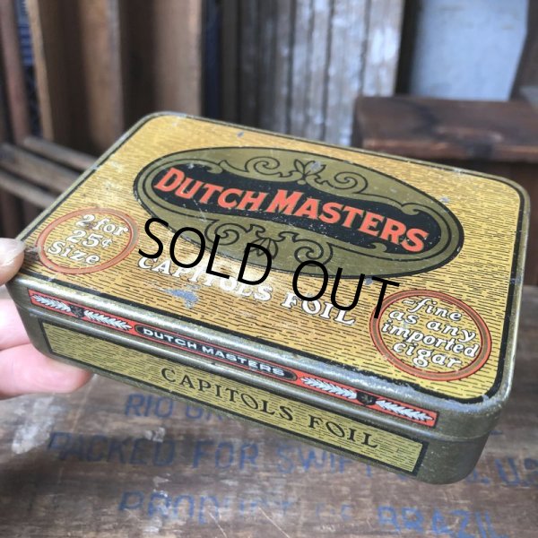 画像1: Vintage Advertising Tin Can DUTCH MASTERS Cigar (B768) (1)