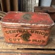 画像2: Vintage Advertising Tin Can CENTRAL UNION Cut Plug (B764) (2)