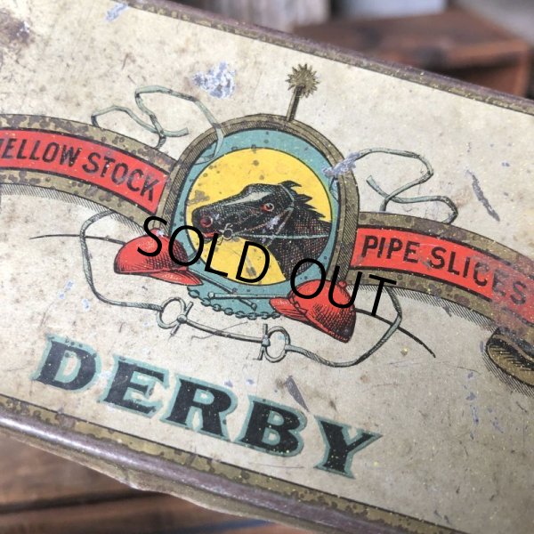 画像8: Vintage Advertising Tin Can DERBY Tabacco (B767) (8)