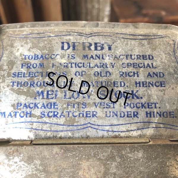 画像9: Vintage Advertising Tin Can DERBY Tabacco (B767) (9)