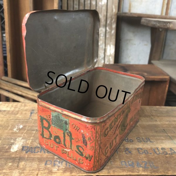 画像4: Vintage Advertising Tin Can CENTRAL UNION Cut Plug (B764) (4)