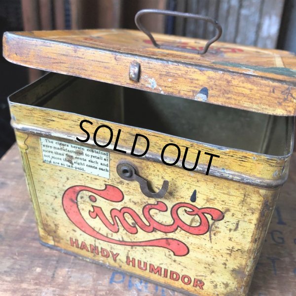 画像9: Vintage Advertising Tin Can Cinco Cigar (B762) (9)