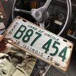 画像1: 50s Vintage American License Number Plate (B850) (1)