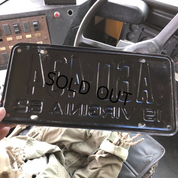 画像2: 60s Vintage American License Number Plate (B834) (2)