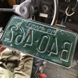 画像2: 60s Vintage American License Number Plate (B844) (2)