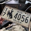 画像1: 70s Vintage American License Number Plate (B827) (1)