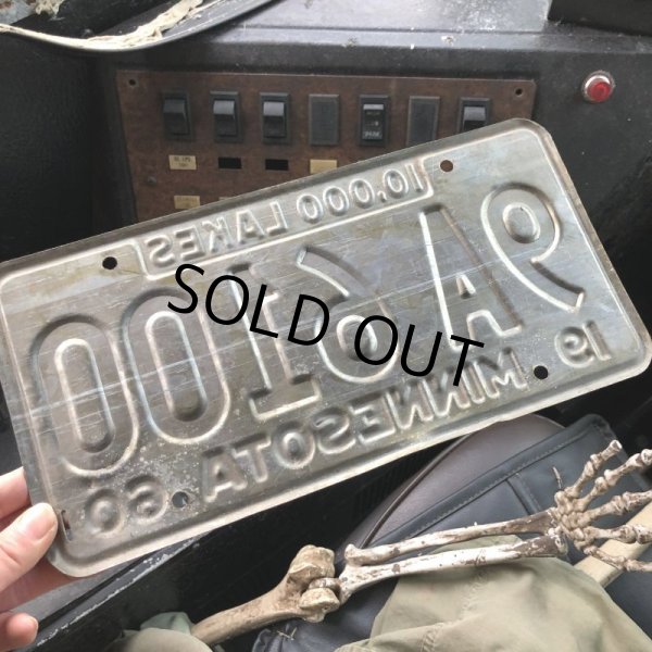 画像2: 60s Vintage American License Number Plate (B830) (2)