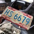 画像1: 70s Vintage American License Number Plate 200YRS (B820) (1)