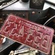 画像2: 50s Vintage American License Number Plate (B849) (2)