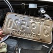 画像2: 70s Vintage American License Number Plate (B828) (2)