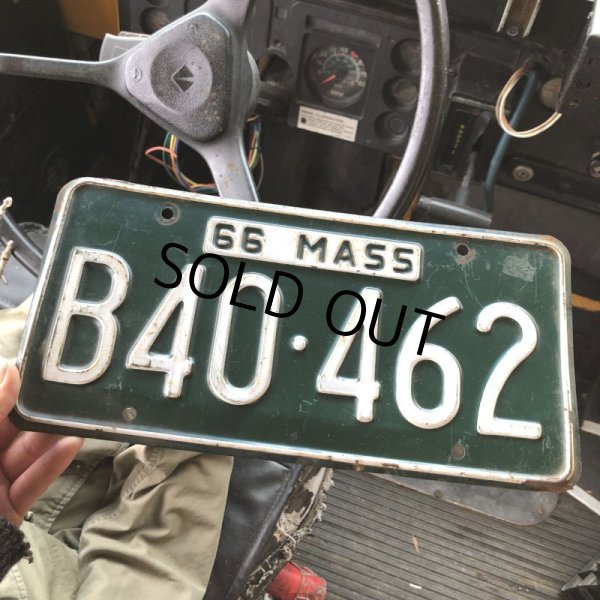 画像1: 60s Vintage American License Number Plate (B844) (1)